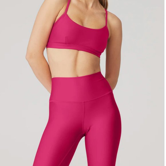 ALO Yoga Pants - alo yoga airlift magenta set